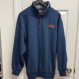 Urban Outfitters Navy Zip-Up Sweater